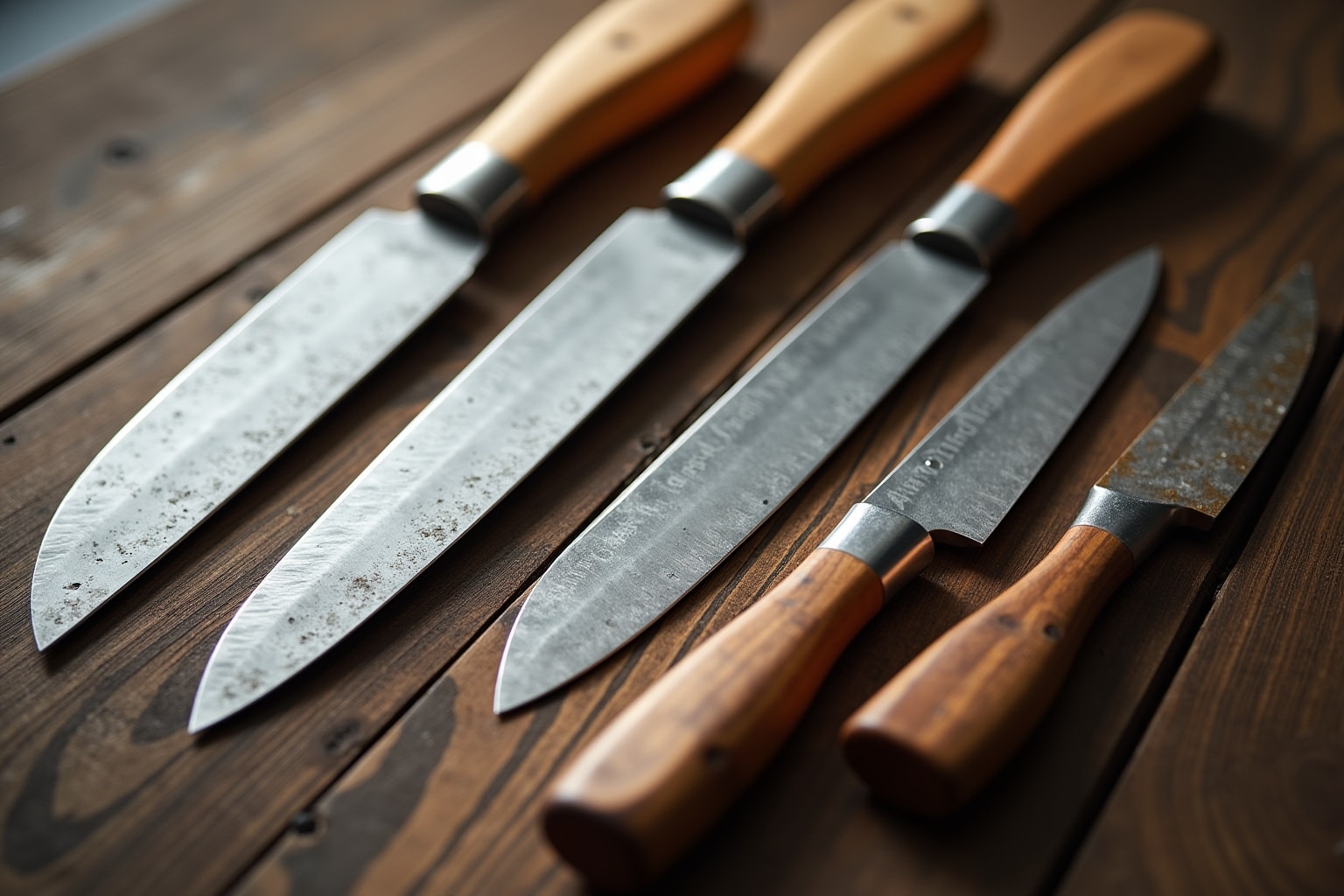 17 Ideen für Küchenmesser mit Holzgriff