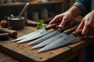 14 Damastmesser traditionell pflegen
