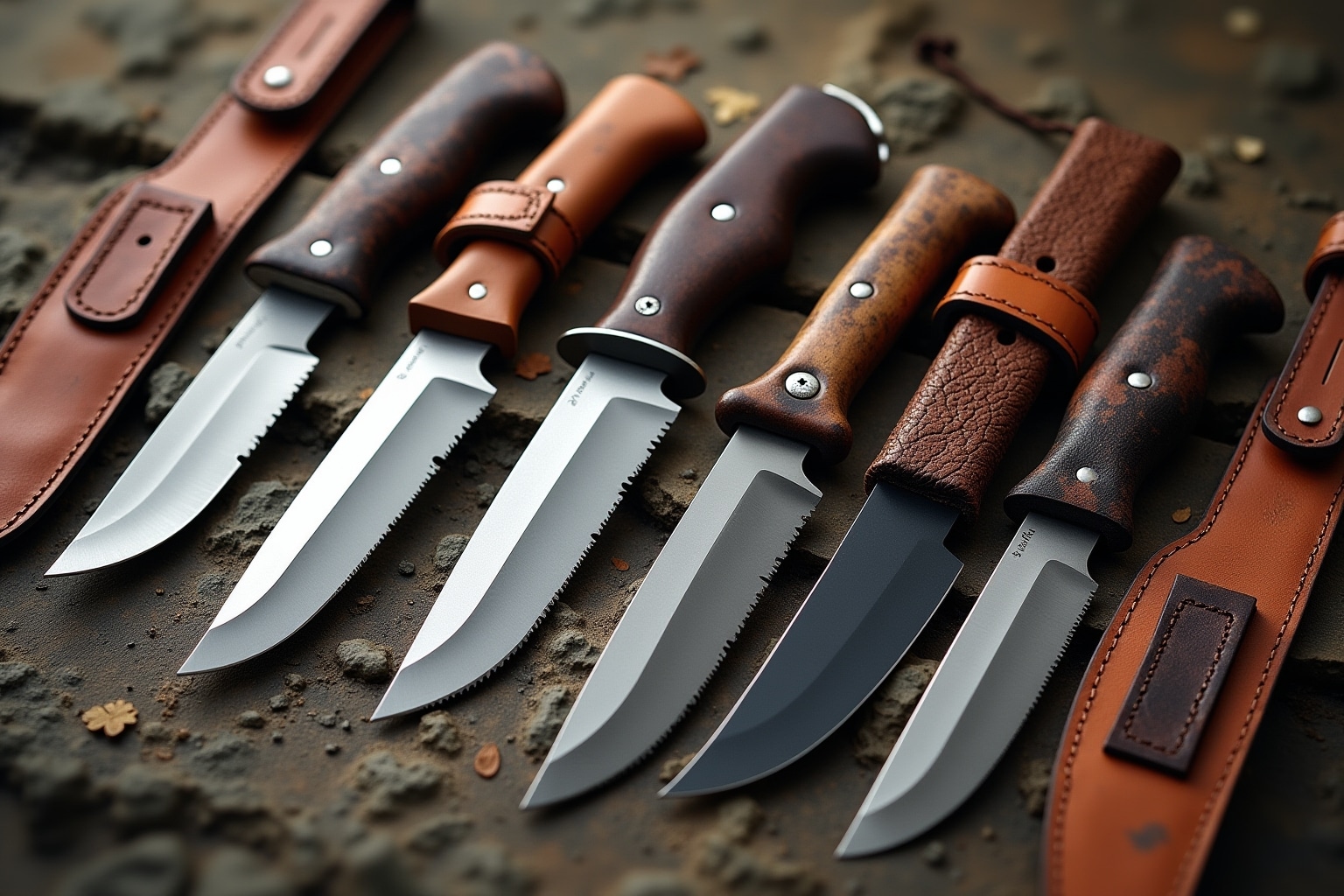 14 Outdoormesser Gürtel Modelle
