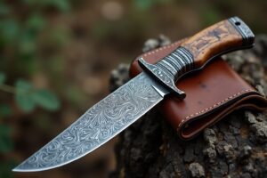 17 Damast-Outdoormesser für Kenner
